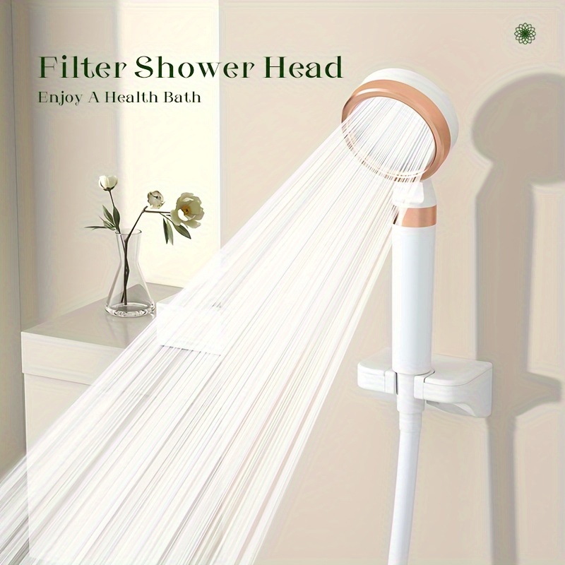 Filtro de cabezal de ducha para agua dura, Suavizador de agua de ducha de  alto rendimiento, Cabezal de ducha filtrado para