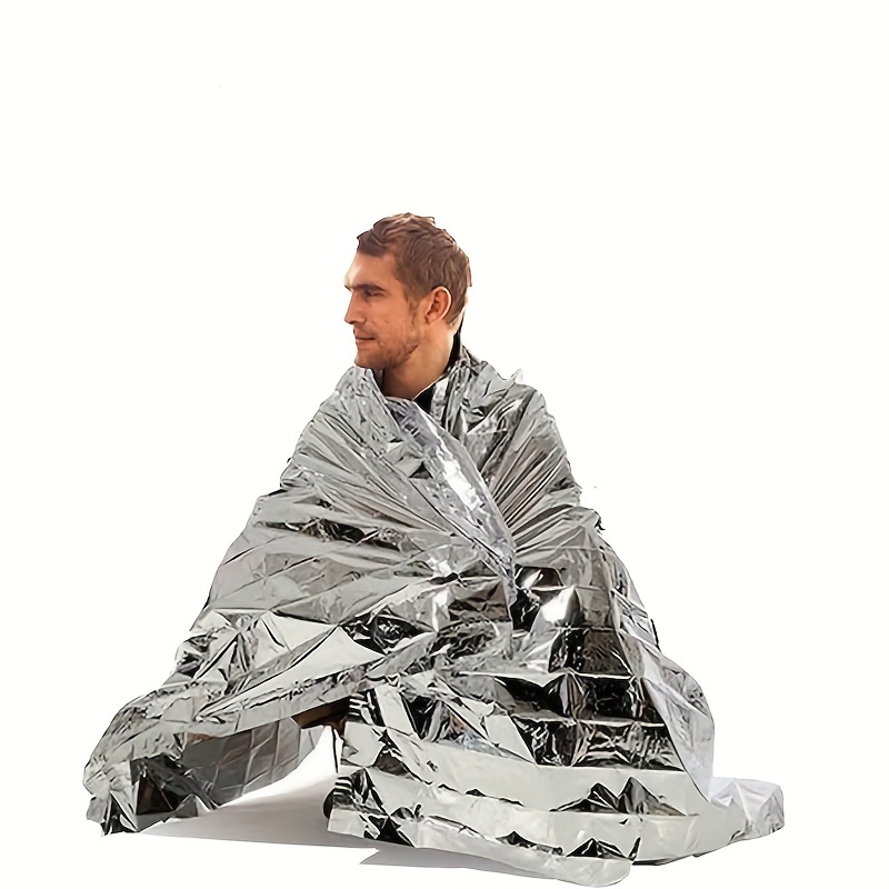 3pcs Windproof Waterproof Thermal Blanket for First Aid Outdoor Camping