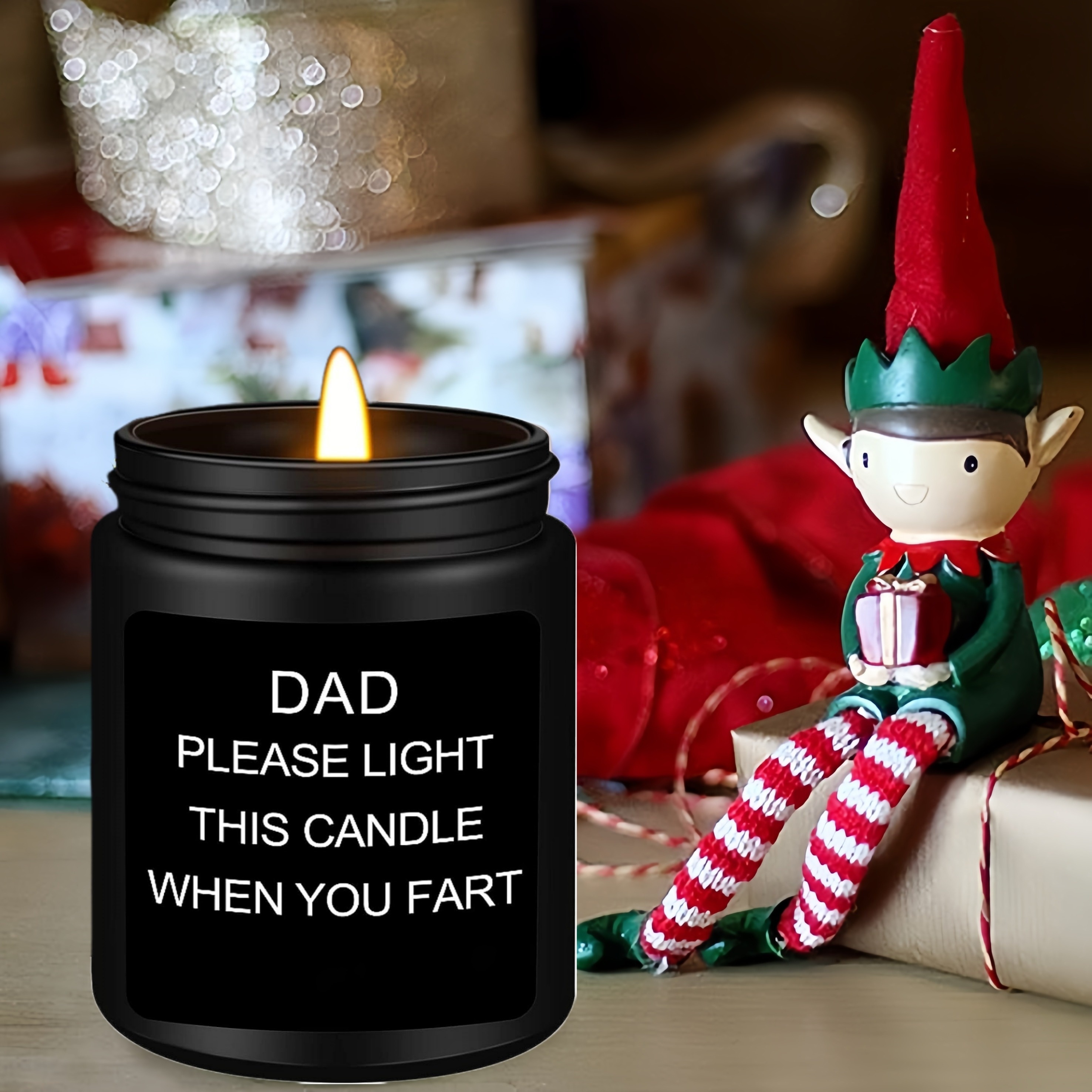 Funny Christmas Candle Christmas Gifts Holiday Decor 