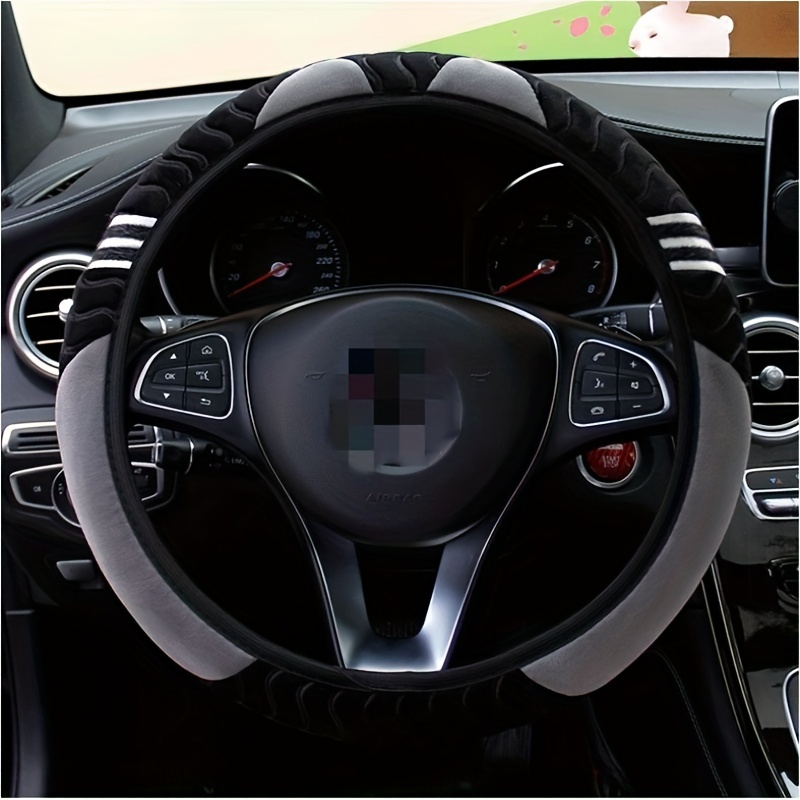Comprar Protector para volante de coche, cubierta protectora antideslizante  de cuero de microfibra para volante de seguridad