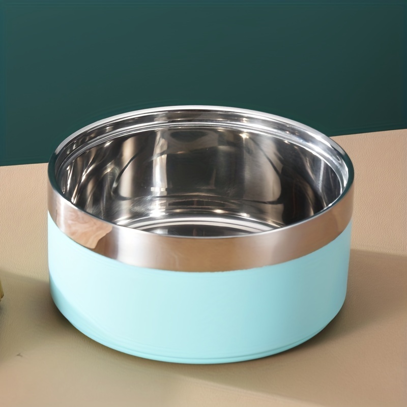 Premium Double-layer Stainless Steel Pet Bowl - Anti-slip & Anti