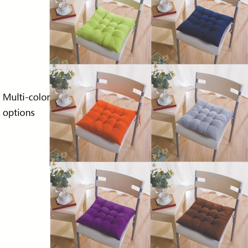 Anti-splash Outdoor Seat Cushion, Chair Cushion, 4 Colors To Choose, For  Yard Seats, Office Chairs, Soft, With Strap Fixed Design, Firm No  Displacement Floor Pillow Cushion For Living Room Home Decor 