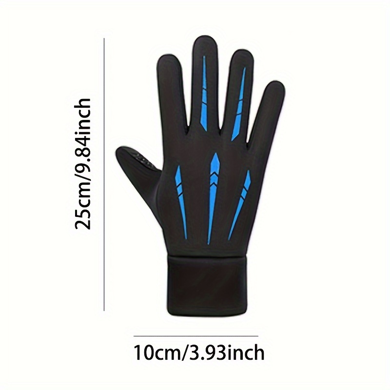 1 pair winter fleece warm gloves outdoor golf gloves motorcycle skiing cycling sports gloves waterproof non slip touch screen gloves 2