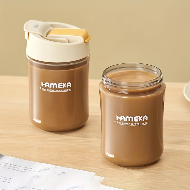 Fashion Coffee Travel Mug 360° Strong Sealing Coffee Cup To Go 300ML Food  Grade Plastic Mug With Lid - AliExpress