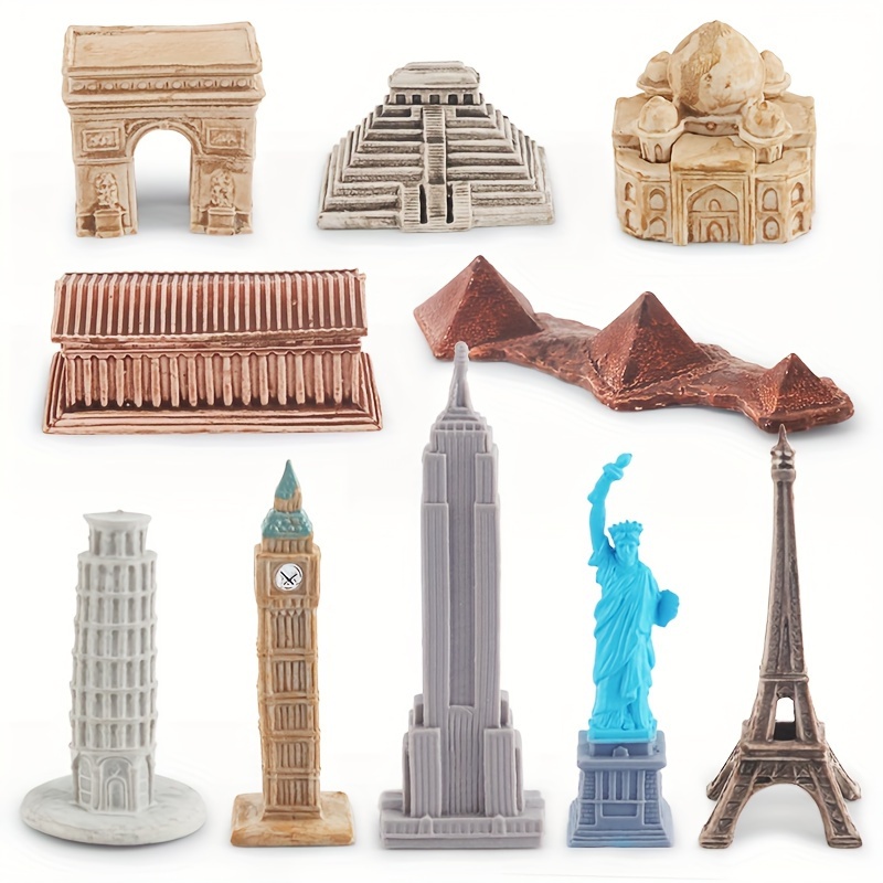 World Landmarks Models & Toys Set