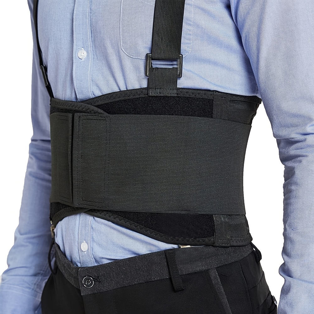 Back Brace Lumbar Support Belt Suspenders Adjustable Back - Temu Canada