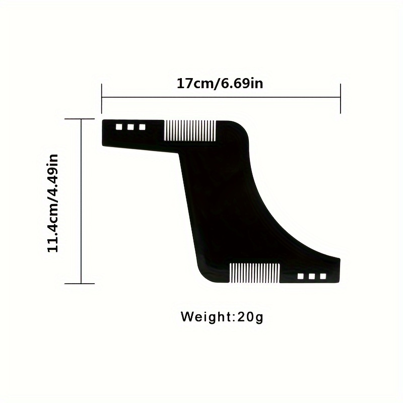 Bartformungs-Schablonenwerkzeug, Bart-Styling Und Formkamm, Perfekt Für Die  Ausrichtung Des Haaransatzes Und Die Kantenbearbeitung - Temu Austria