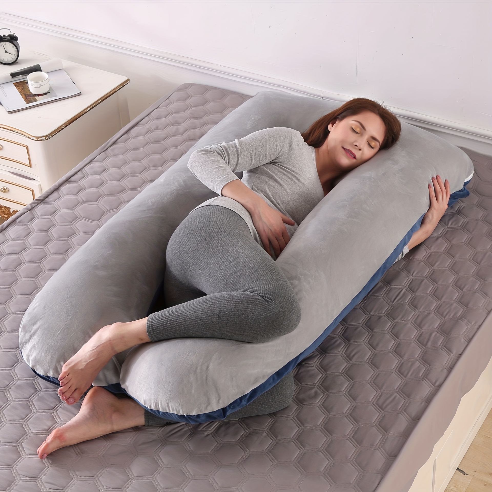 3d Waist Buckwheat Sleep Pillow Bed Back Pillow Pregnant - Temu