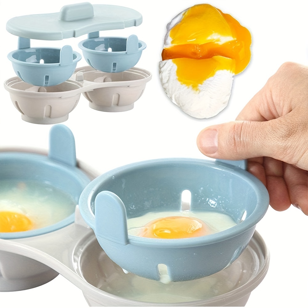 Safety Silicone Eggs Poacher Egg Cups Boiler Cookware Microwave