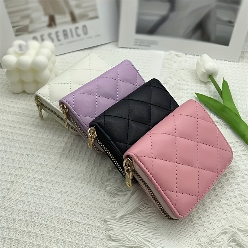 Women Solid Coin Purse Designer Ladies Mini Wallet Small Bag Coin Pouch Bag