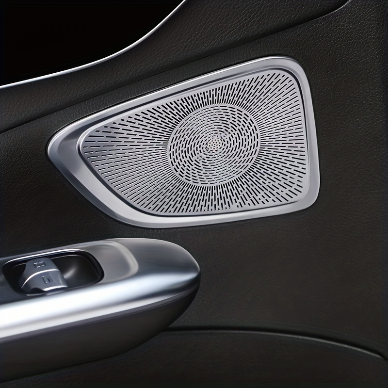 For For GLC X254 2023 2024 Car Audio Speaker Door Loudspeaker Panel  Stickers Cover Trim Accessories Interior Styling