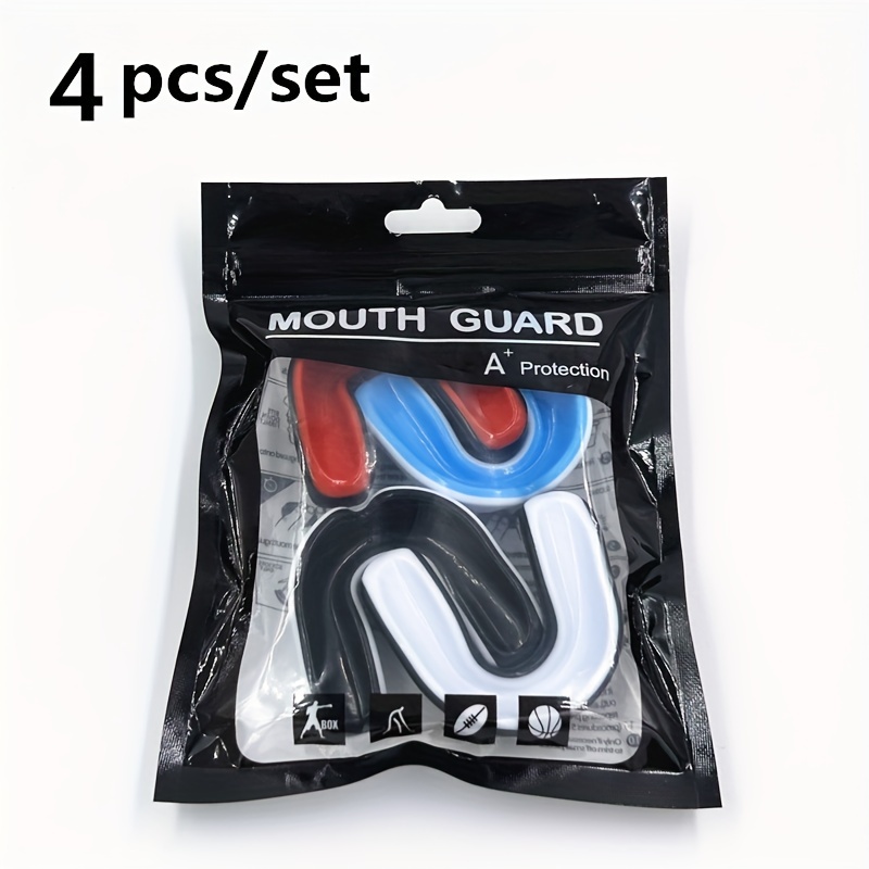 Sport Protège-dents avec boîte Football Bleu Vert Durable Pour Boxe Hockey  Basketball Mma Creative Tooth Braces Protection