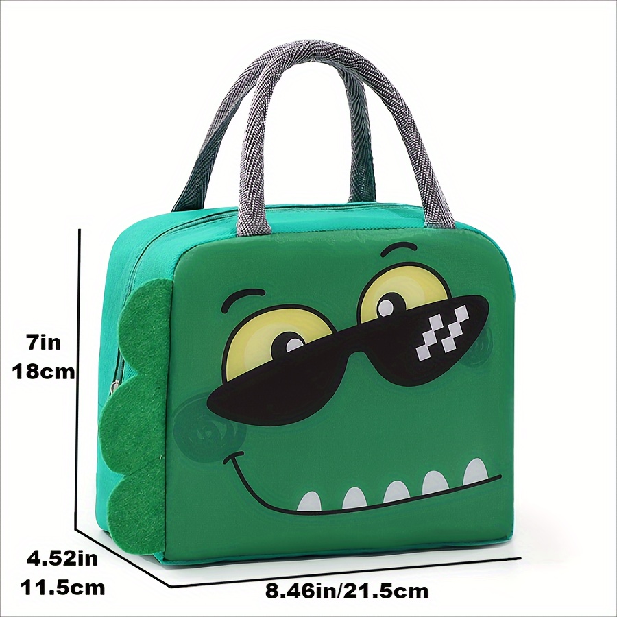 1pc Portable Large Capacity Insulated Lunch Bag For Travel