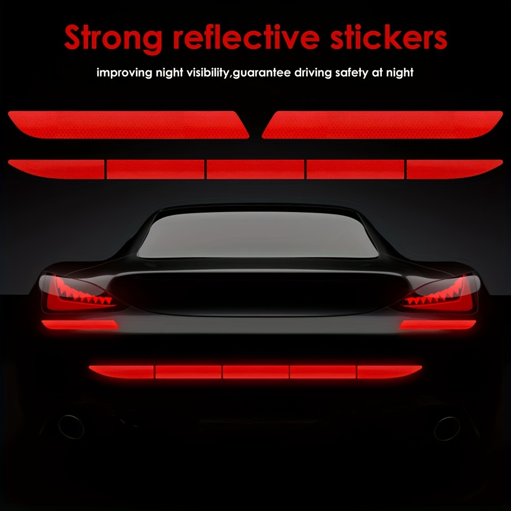 Increase Car's Safety Reflective Stickers - Temu