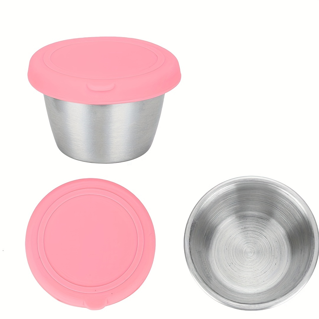 Stainless Steel Sealed Fresh keeping Lid Dipping Dish Stock - Temu