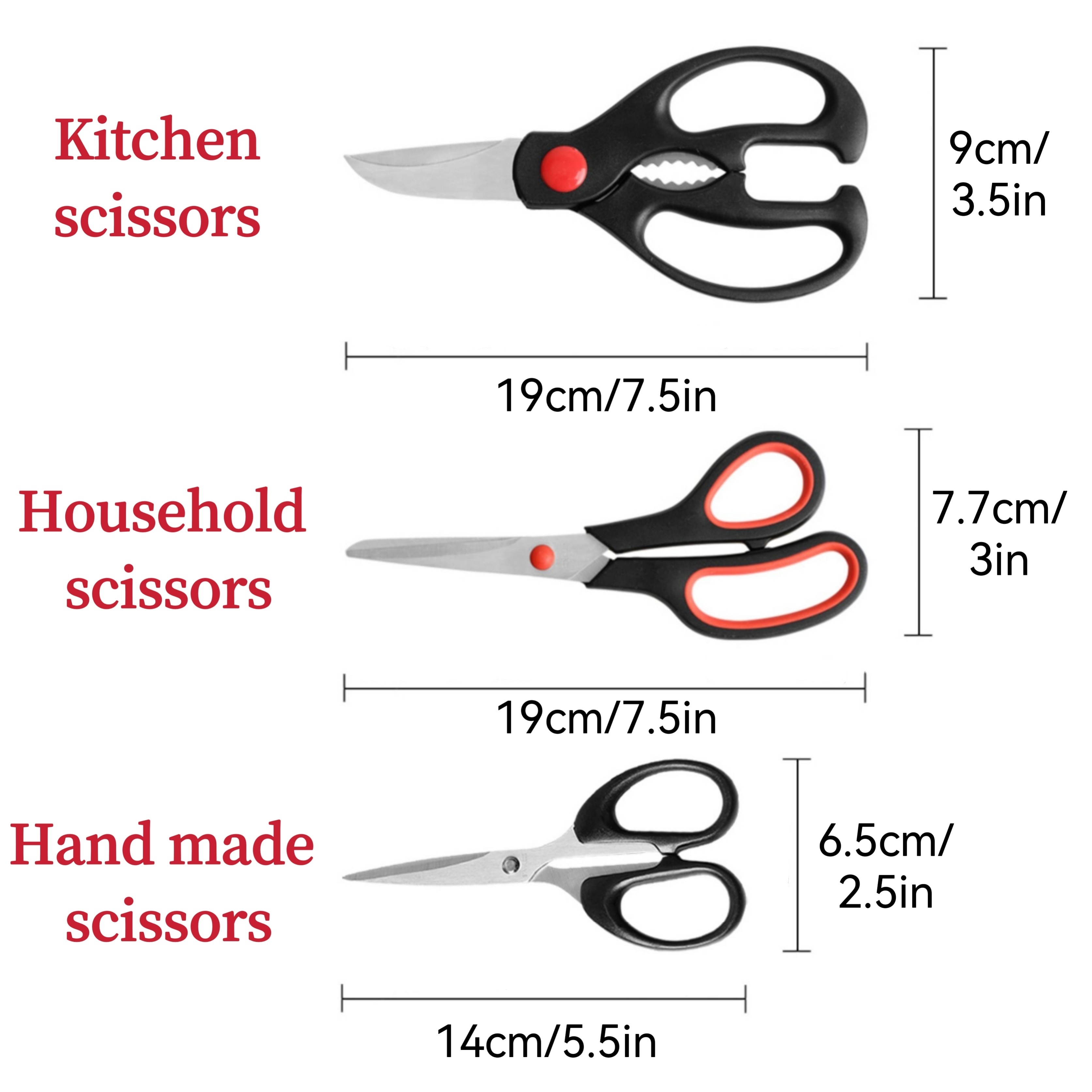 Silky All-Purpose Stainless Steel Scissors with flexible Handle — MTC  Kitchen