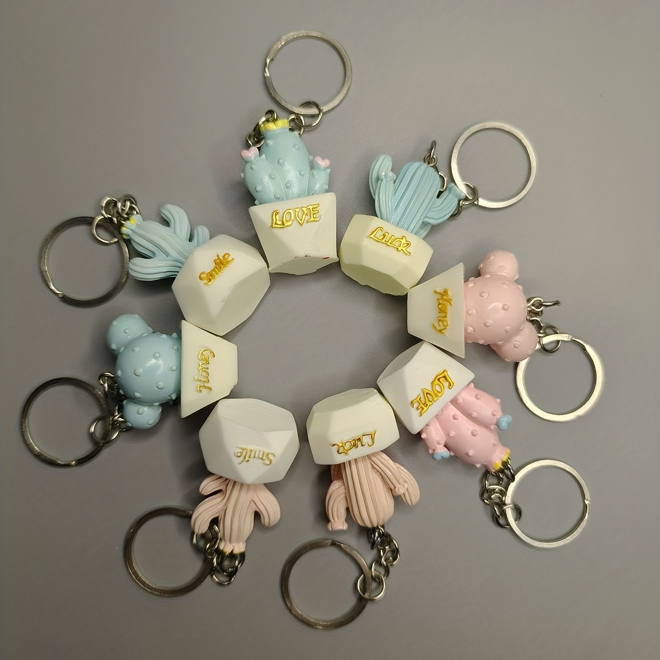 KPOP Keychains BTS Keyring Cute Cartoon Key Chain Keychain Bag Decoration  Accessories/ Random 4 pcs