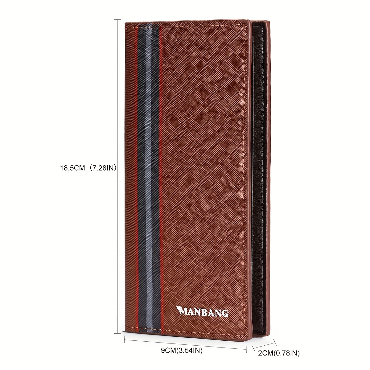 MANBANG Men's Leather Long Wallet