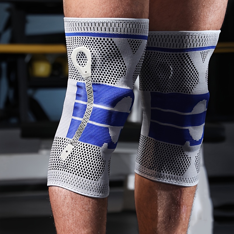 Sports Knee Pads with Silicone Protection for Meniscus Support