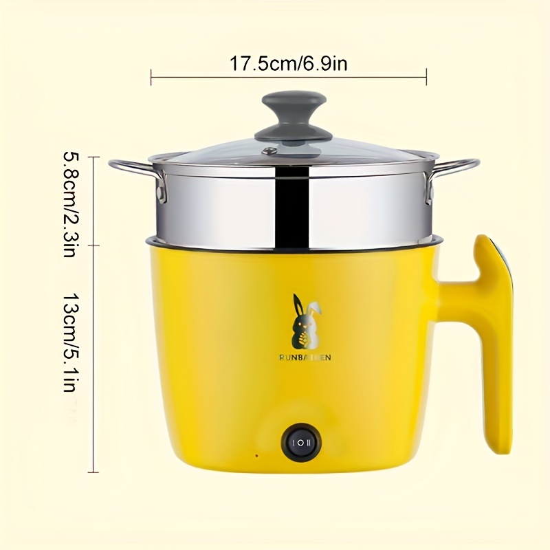 Electric Steamer Multi functional Frying Boiling Small - Temu