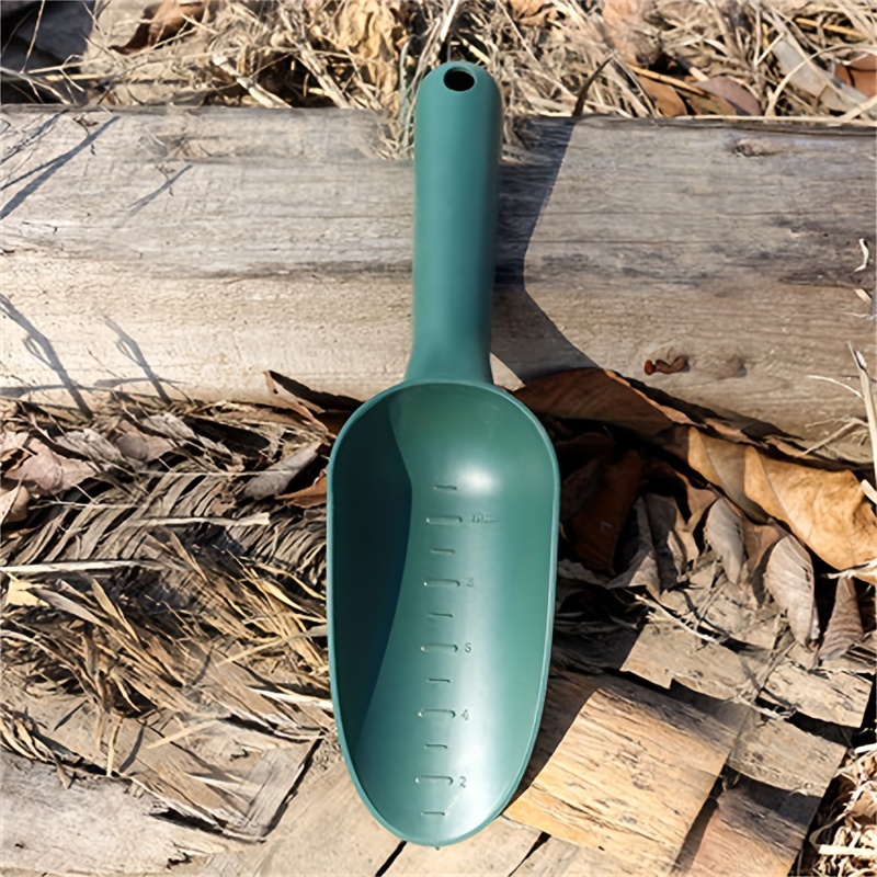 TEMU 1pc Thickened Plastic Garden Trowel, Succulent Soil Scoop, Balcony Vegetable Planting Digging Shovel, Gardening Flower Planting And Soil