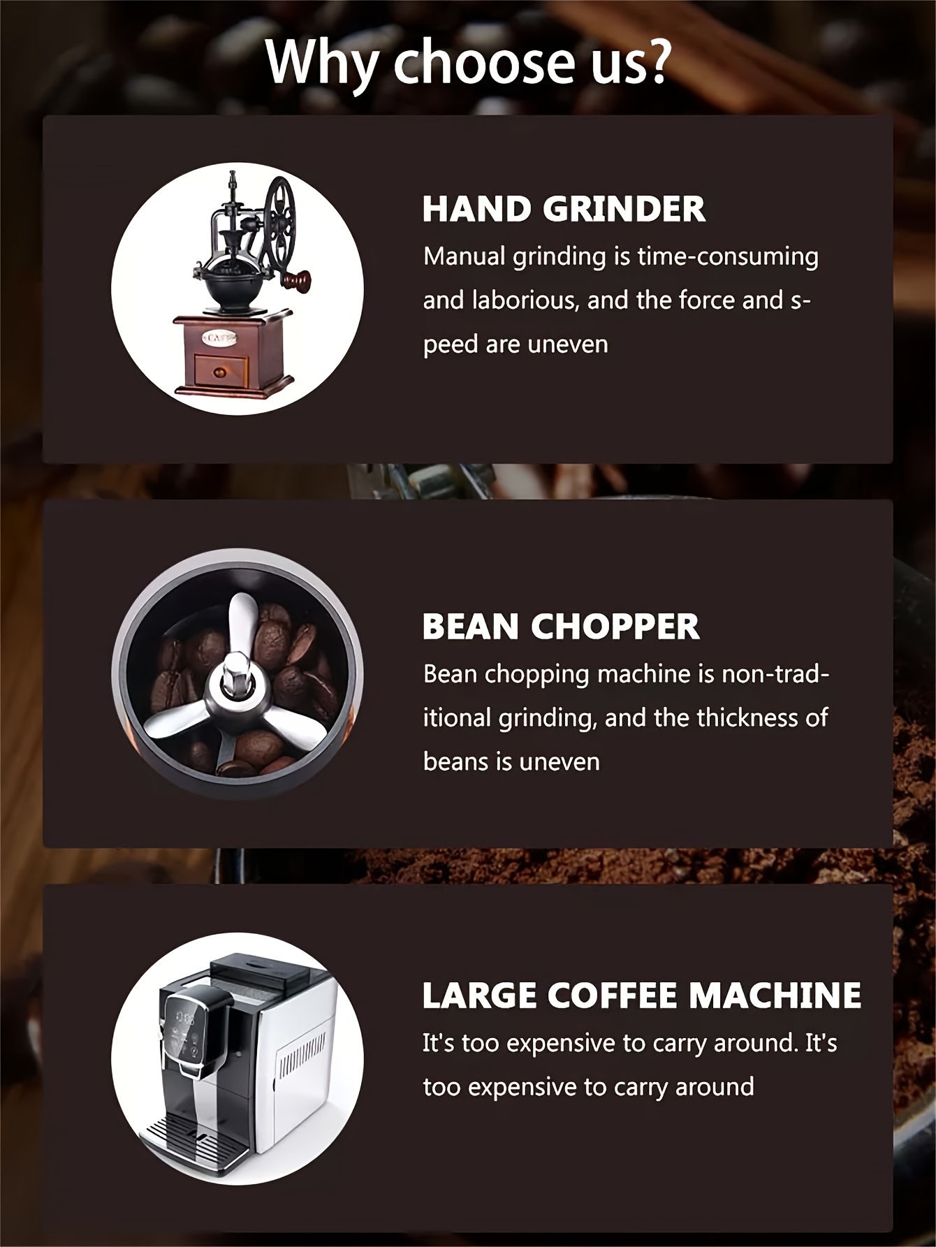 Portable Coffee Grinder With Ceramic Grinding Core Type c - Temu