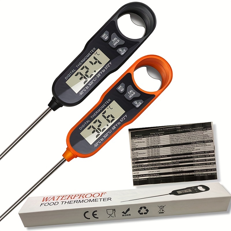 Digital Thermometer Probe Type Kitchen Food Rotisserie - Temu