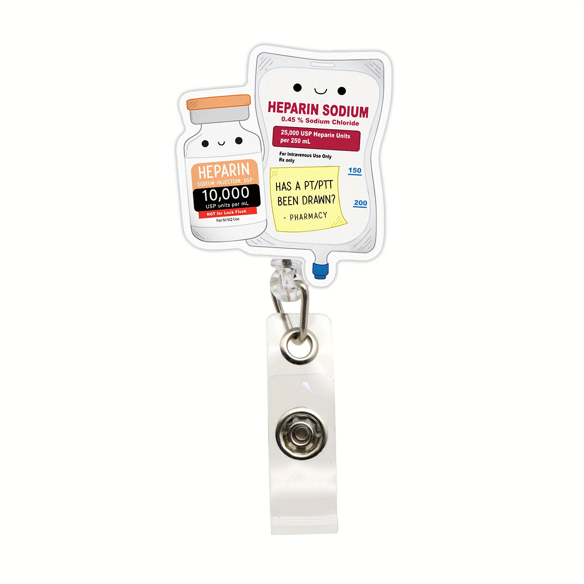 ID Card Clips Nurse Badge Holder Retractable Badge Reel Hospital Badge  Holder UK