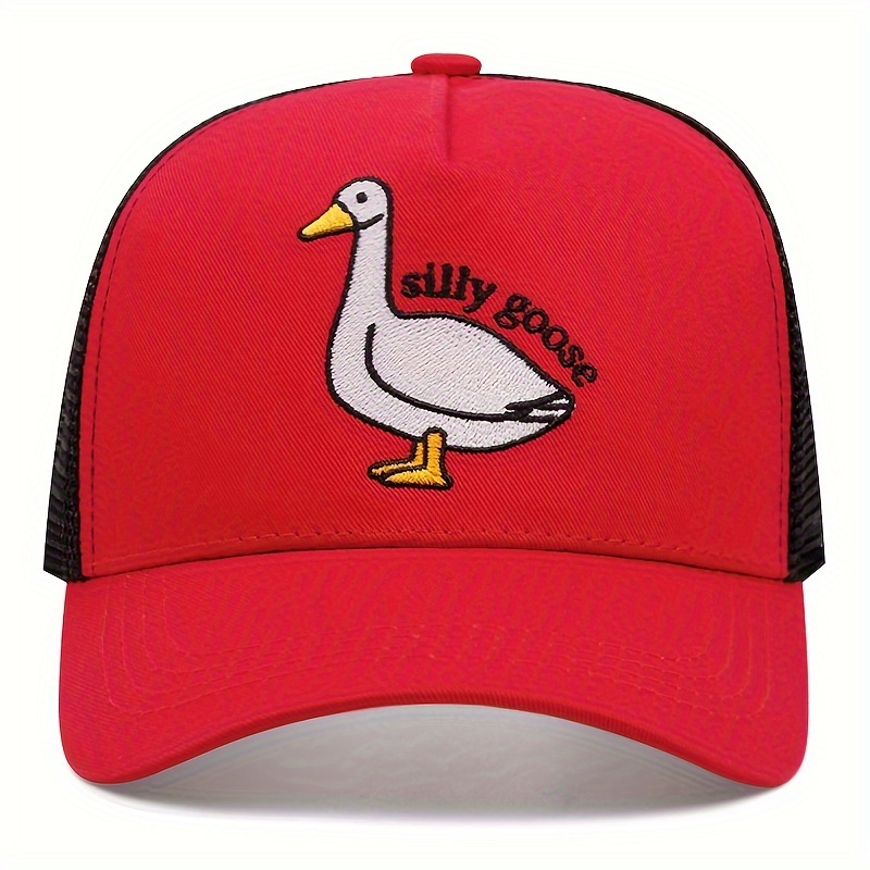 Hip Hop Embroidered Animal Duck Baseball Cap Unisex Breathable