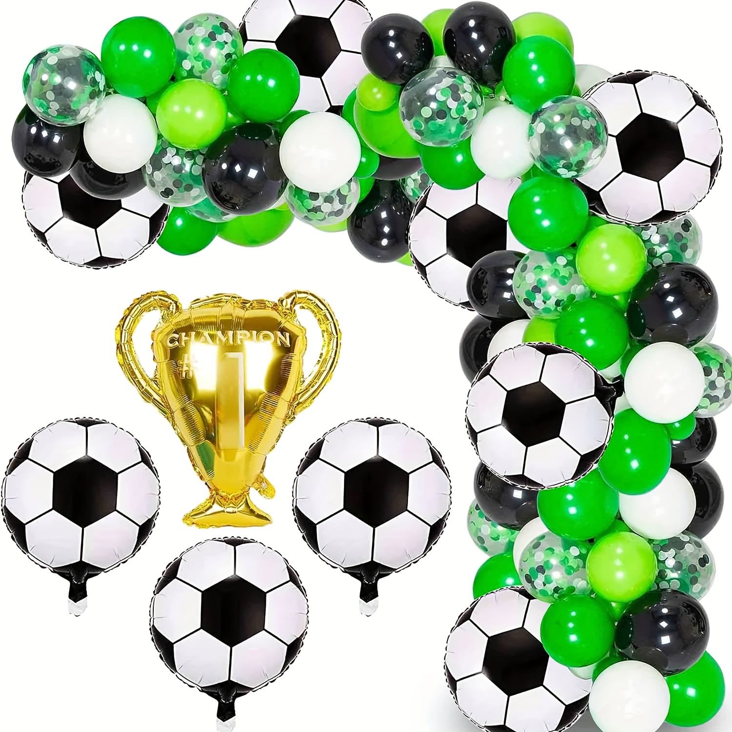 Palloncini effetto cristallo per feste a tema calcio in vendita  all'ingrosso per negozianti