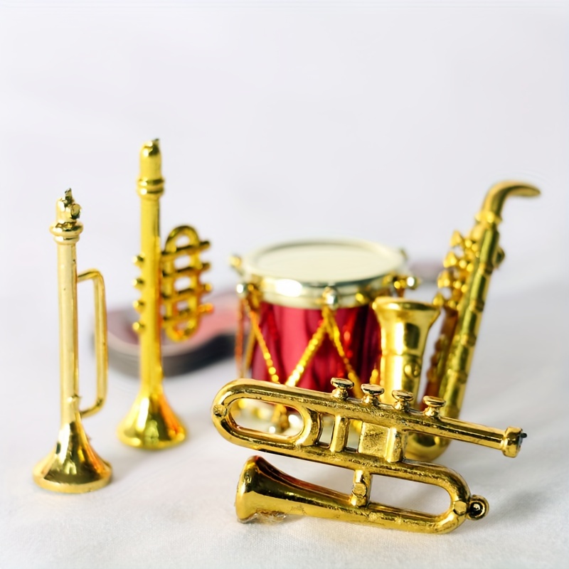 Trompette pour enfants, Instruments à vent musicaux ABS métallique or,  trompette avec 4 touches colorées - AliExpress