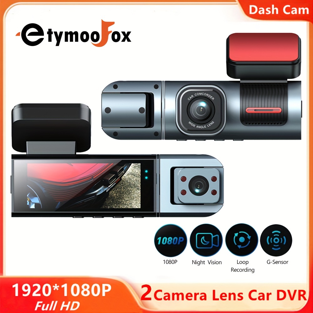 3 Channel Car Dvr Hd 1080p 3-lens Inside Vehicle Dash Cam Three Way Camera  Dvrs Recorder Video Registrator Dash Cam Cam Recorder - Temu