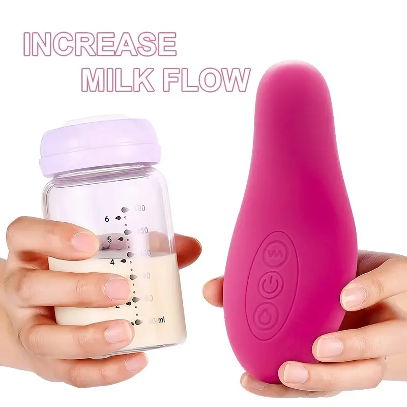 Lactation Massager With 3 Modes Of Heat And 10 Modes - Temu