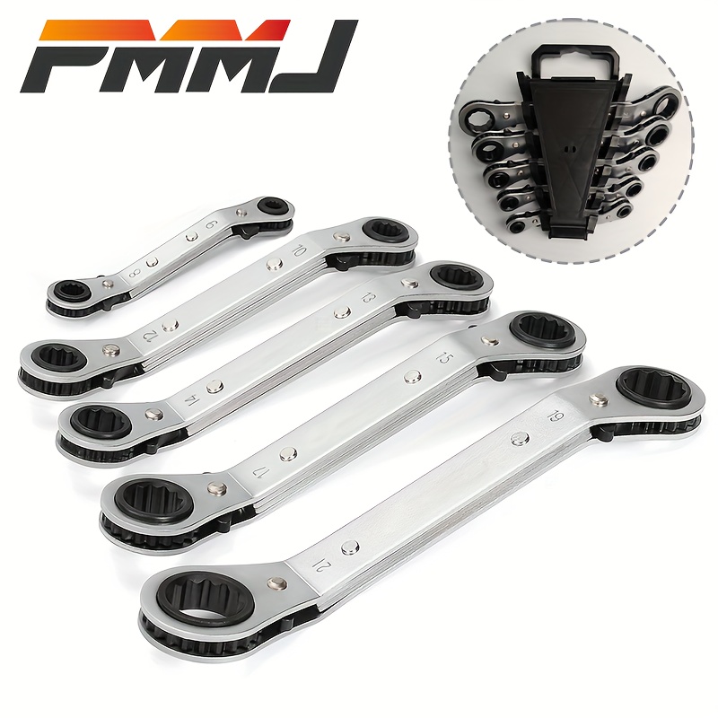 Extra Long Double Ring Box End Spanner Wrench Set Strong - Temu