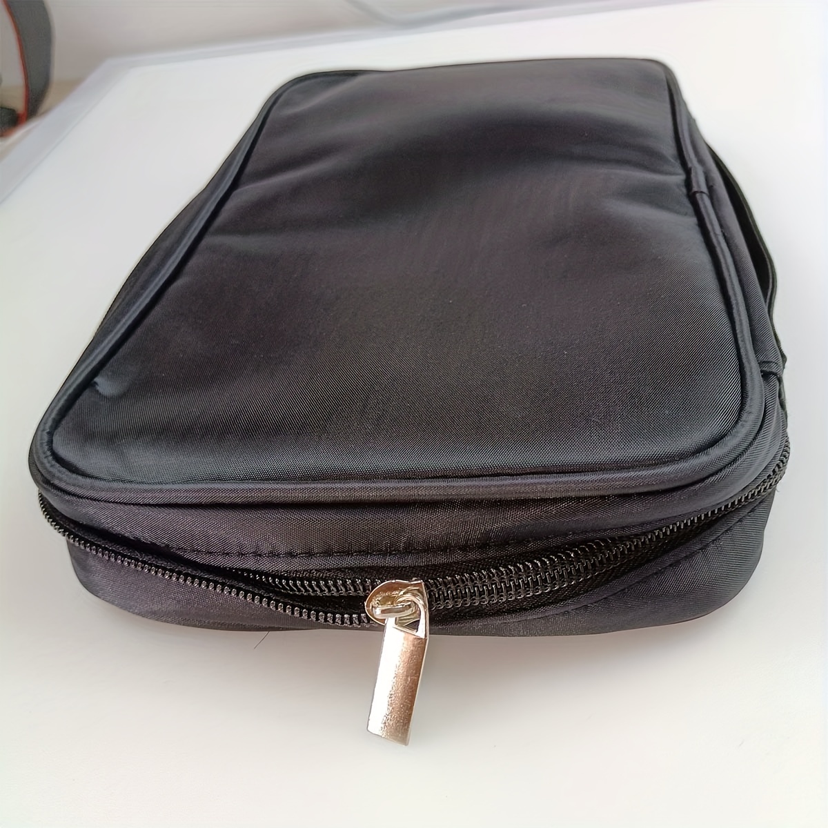 Makeup Brush Organizer Travel Cosmetic Bag with Handles