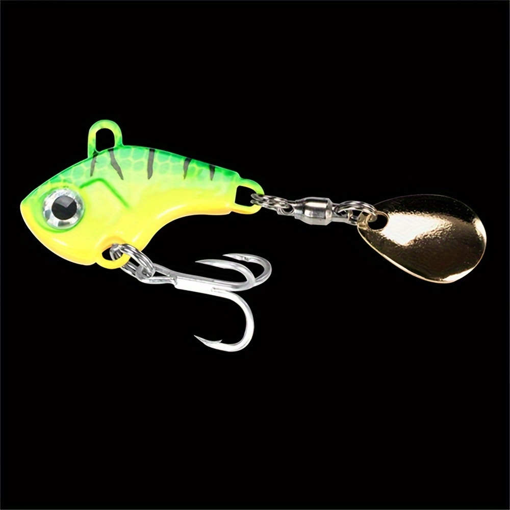 Fishing Lures Wobble Rotating Metal Vib Vibration Bait - Temu Australia