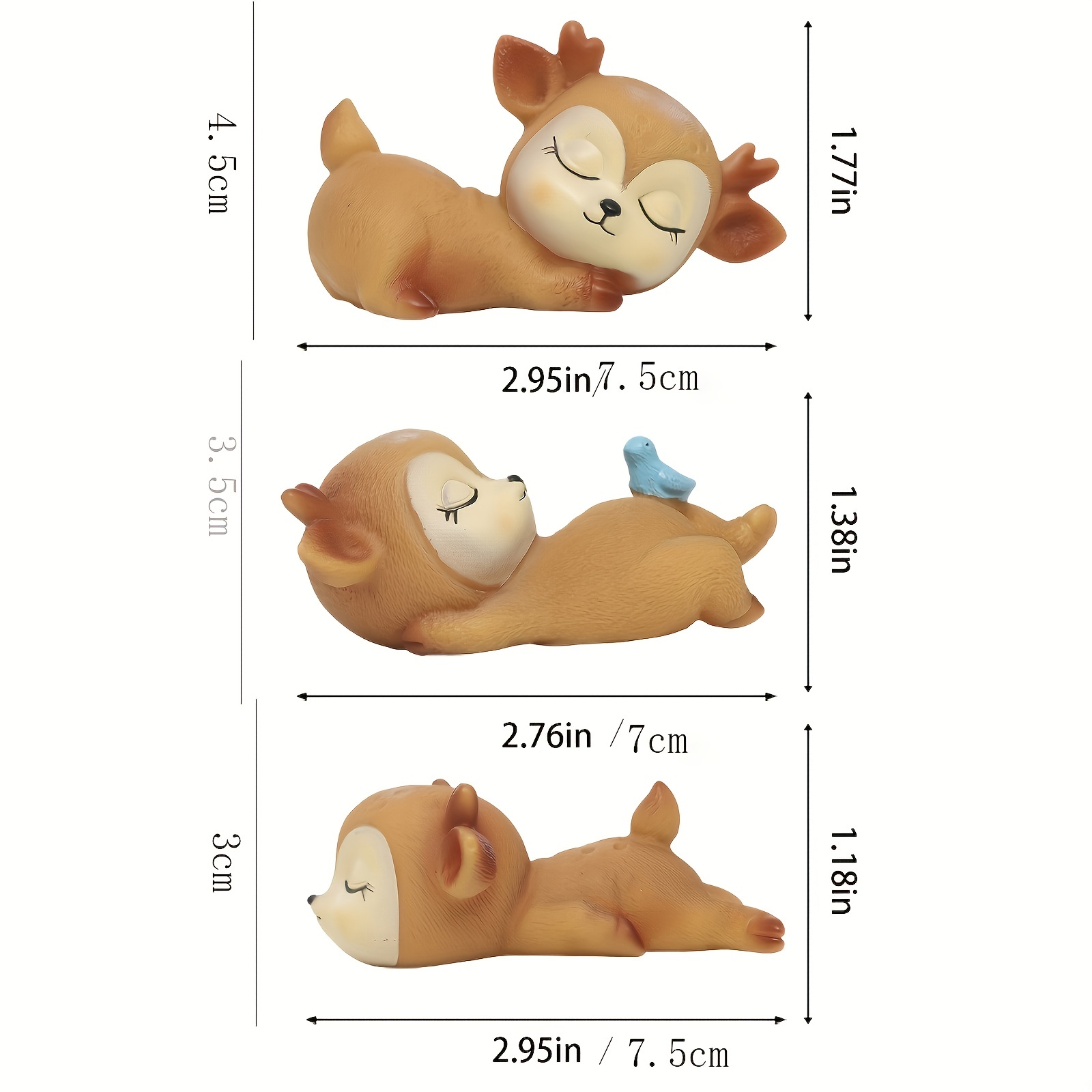 Baby woodland animal sale figurines