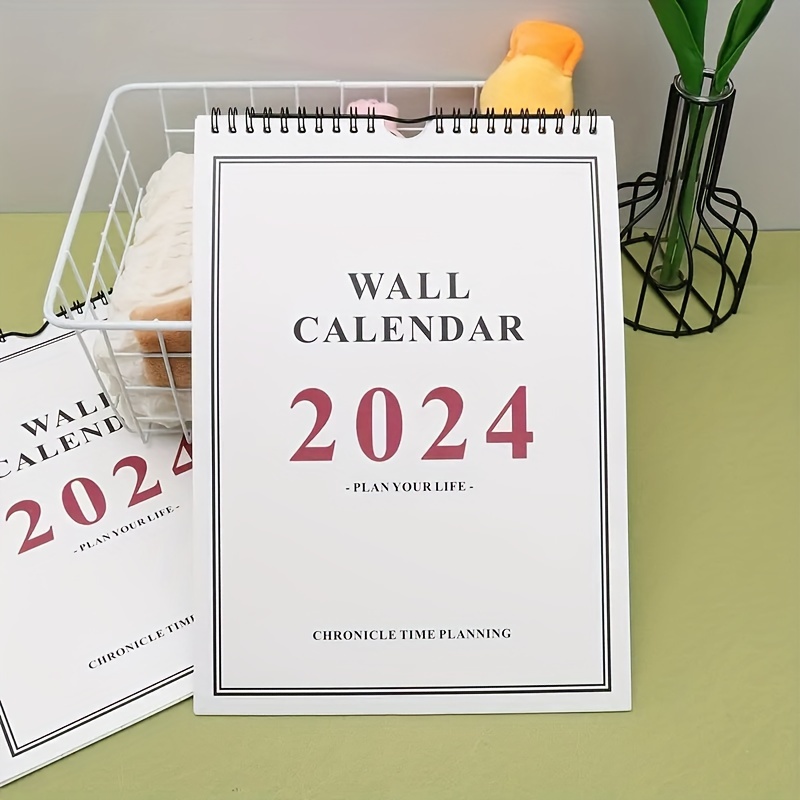 2023 2024 Year Of Work Punching Card Note Taking Calendar - Temu