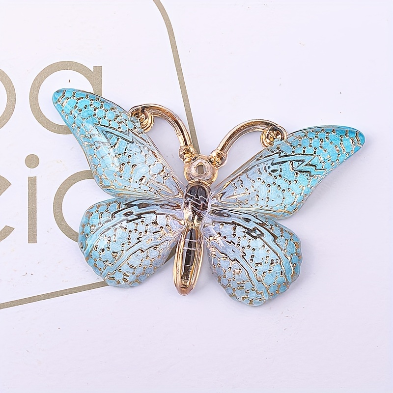 Color Transparent Butterfly Resin Accessories Diy Handmade - Temu