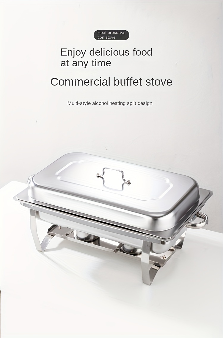 Stainless Steel Warming Hot Plate - Keep Food Warm w/ Portable Electric  Food Tray Dish Warmer w/ Black Glass Top, For Restaurant, Parties, Buffet