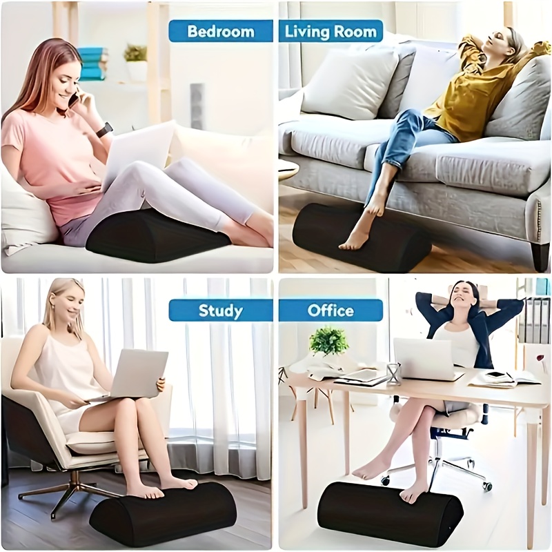 1pc Adjustable Two Layer Foam Foot Rest Pillow For Office - Temu