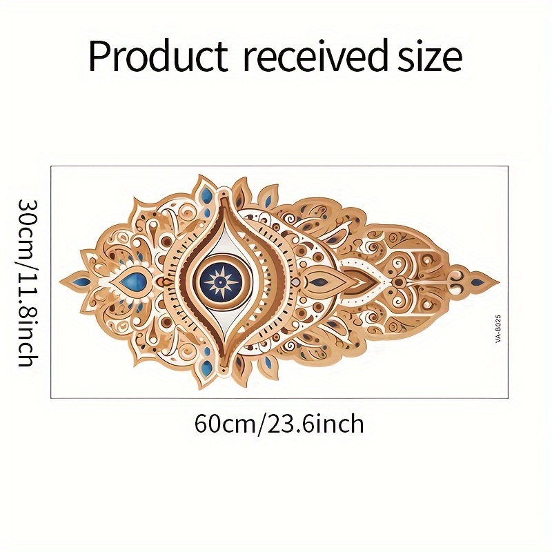 Image of Decorative Wall Decals, Artistic Eye Designs, Stickers For Living Room And Bedroom Walls, Dorm Room, Porch Enhancement Stickers, Self-adhesive Paper For Doors, Windows, And Cabinets