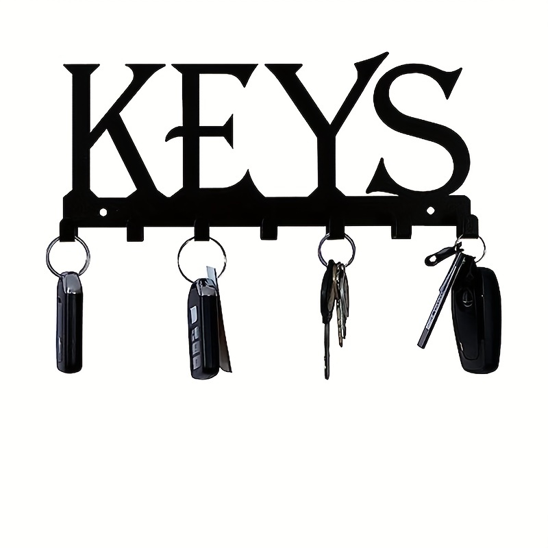 Key Holder for Wall Home Cat (9-Hook Rack) Decorative, Metal Hanger for  Front Door, Kitchen, or Garage | Store House, Work, Car, Vehicle Keys 