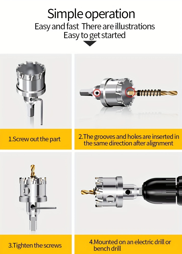 Wall Opening Tool Concrete Air Conditioning Pipe Through Wall Impact