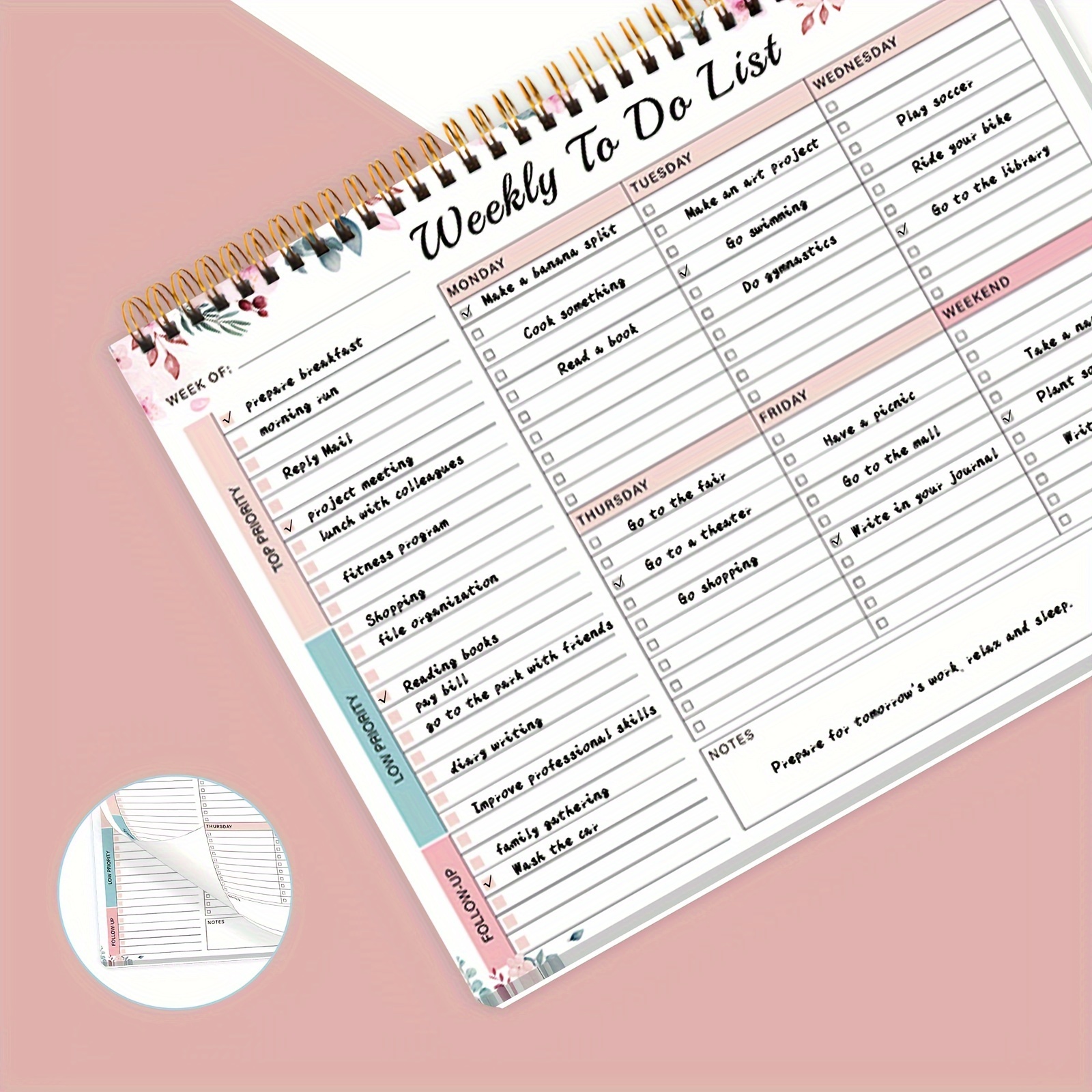 Workout Planner Daily Fiteness Tracking - Temu
