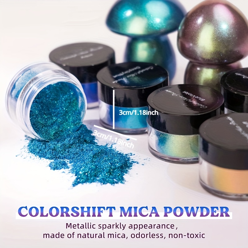 Creative ways to use Chameleon color changing mica powders 