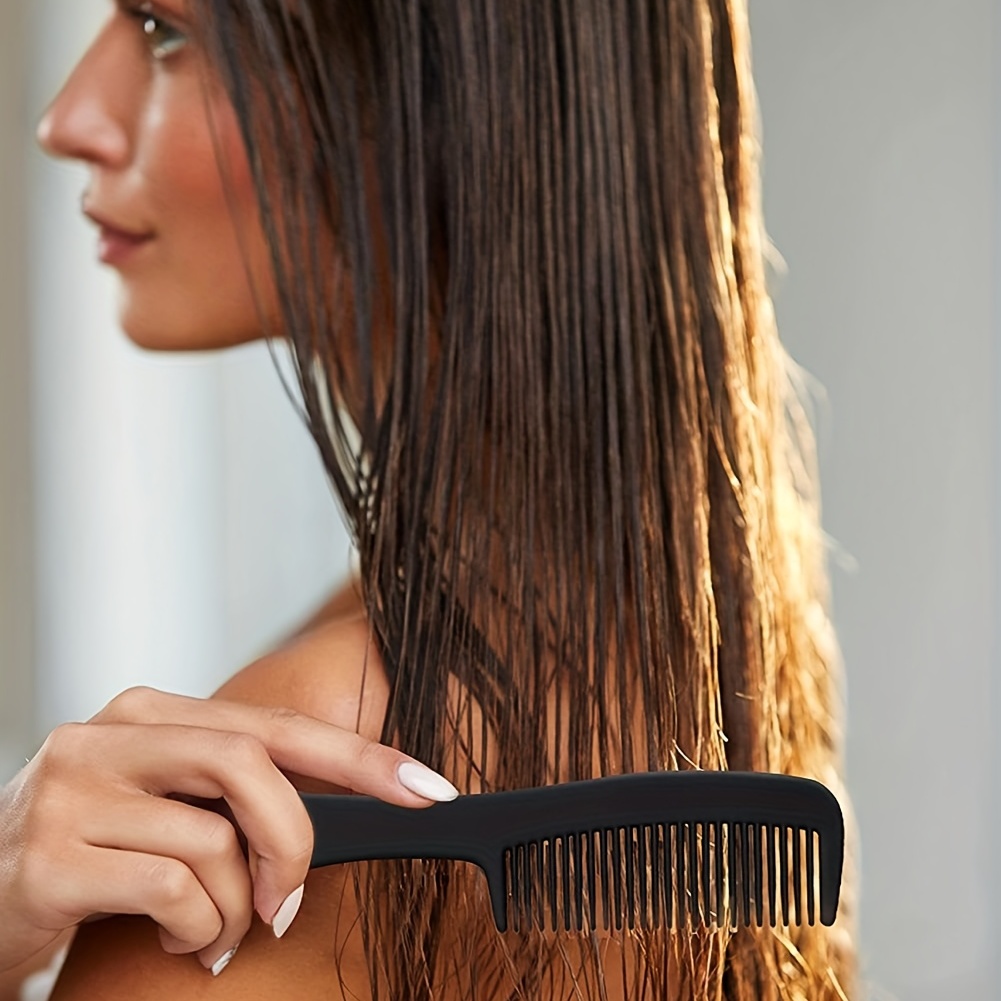 Durable Handle Comb Black Handle Comb Household Barber Salon - Temu