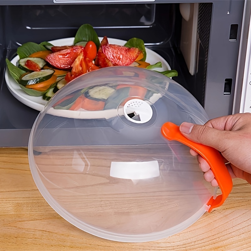 microwave oven oil proof cover heating cover round plastic Temu