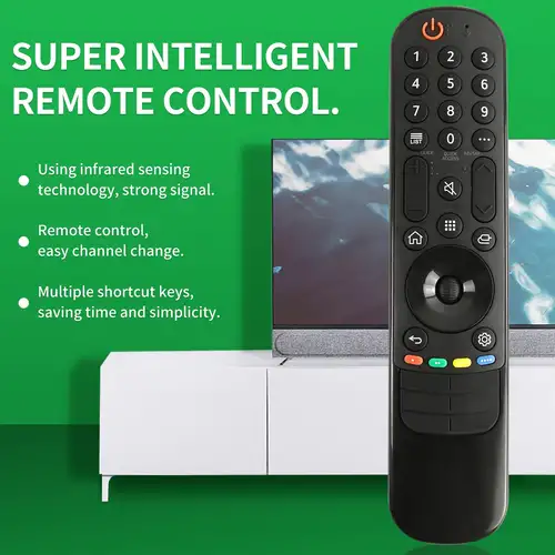 Ricambio per telecomando per Smart TV LG, telecomando universale  compatibile con Smart TV LG OLED QNED NanoCell 4K (senza funzione vocale e  senza puntatore) : : Elettronica