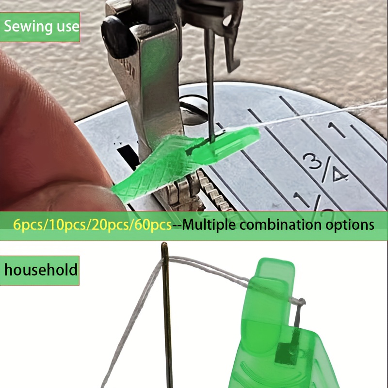 Mini Sewing Machine Needle Threaders Quick Sewing Machine Loop Needle  Threader Fish Type Loop Needle Threaders DIY Tools